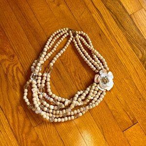 Anthropology Wood necklace